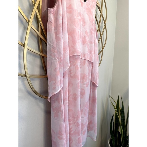 H by halston  Dress size floral dress pink size 16 - Picture 2 of 5